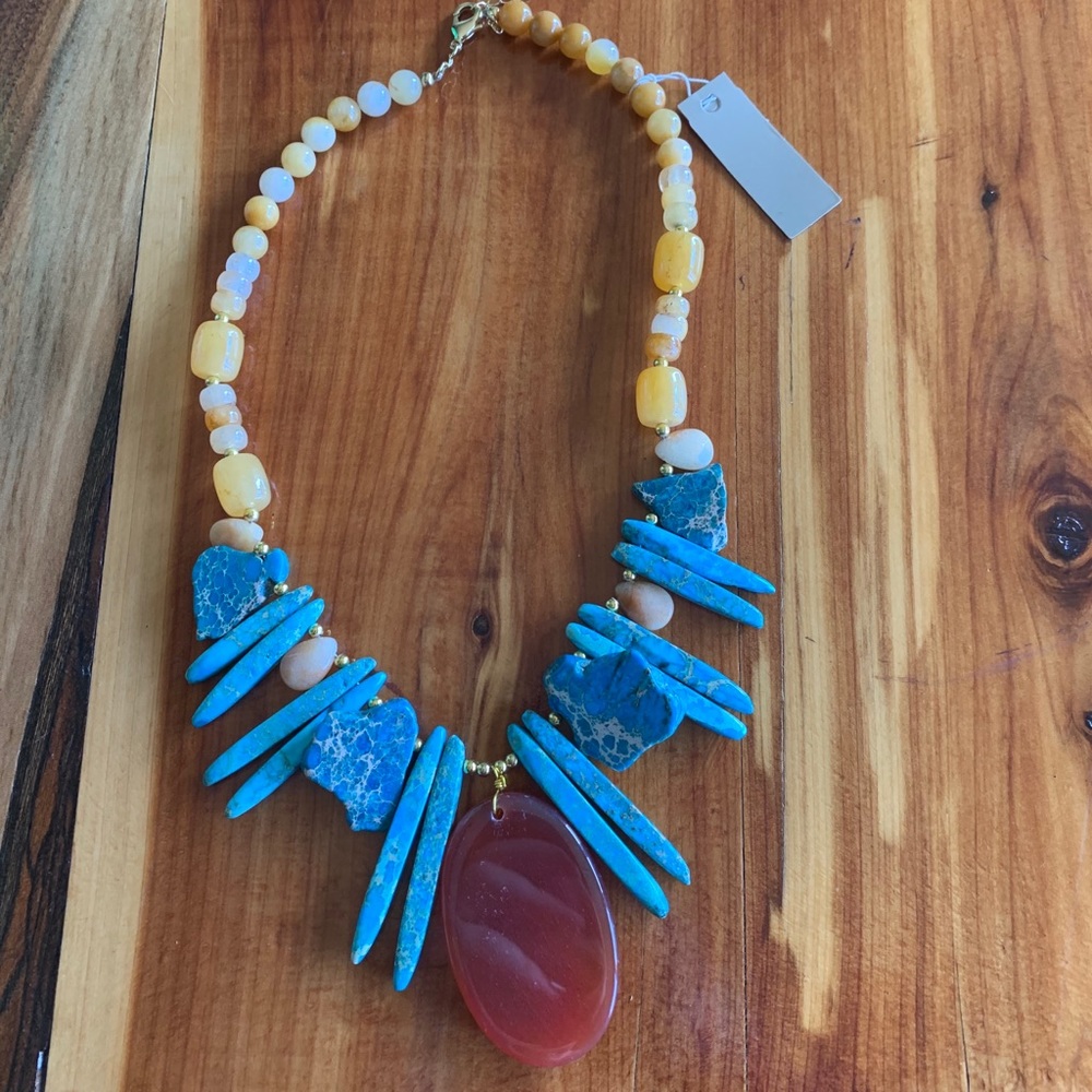 Barse Genuine Stones Necklace